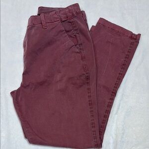 GAP Maroon Casual Trousers